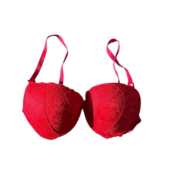 Victoria secret Red Lace push up bra - Picture 1 of 4